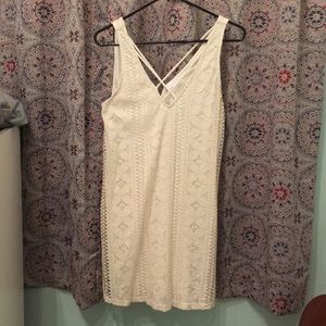 White lace dress